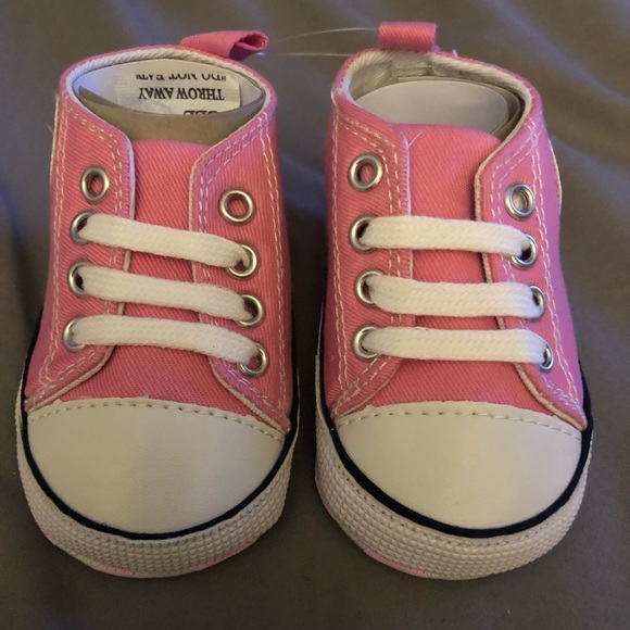 pink baby converse